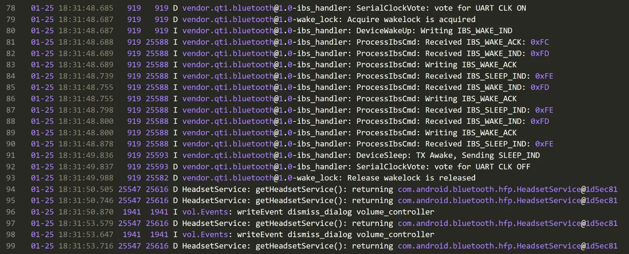 还是看不出什么内容,只是很不相关的日志输出